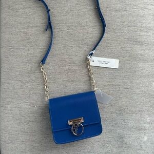 Blue Versace bag